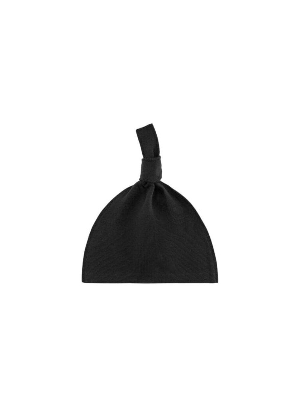 Baby Top Knot Hat - Black